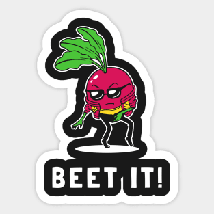 Beet It Sticker